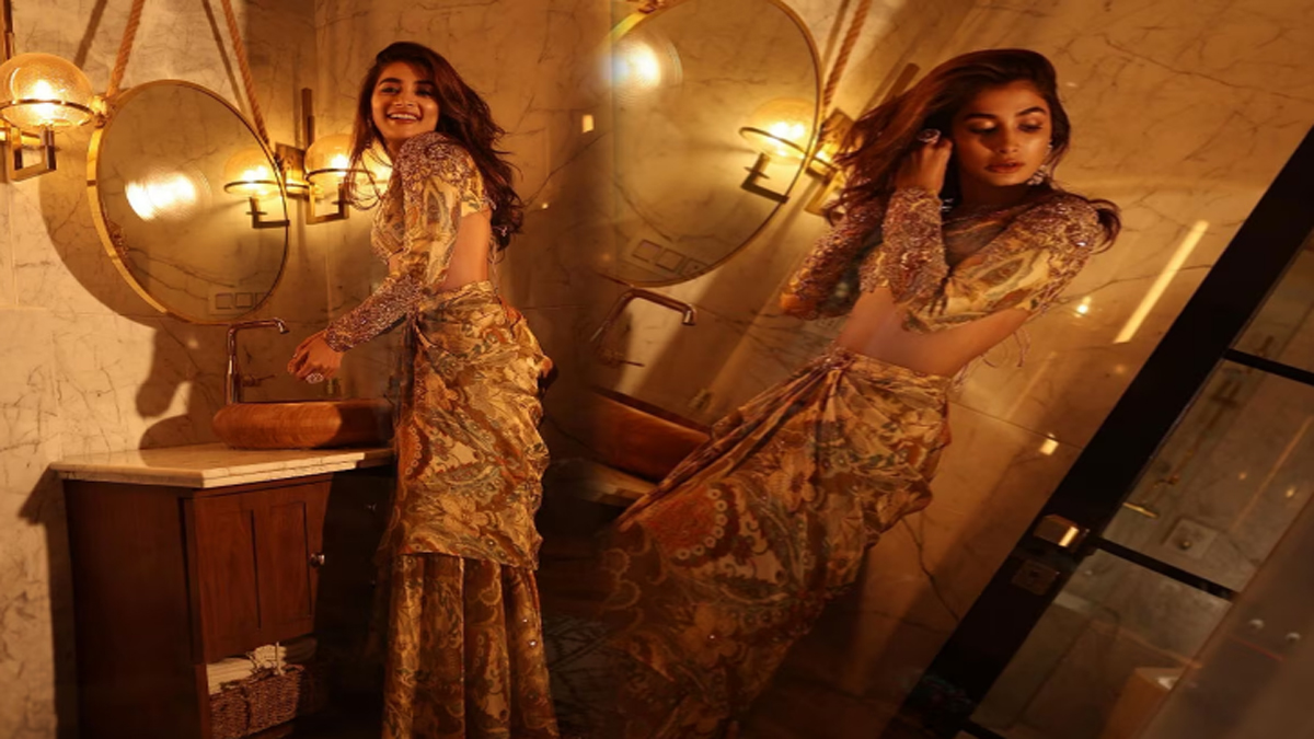 Actress Pooja Hegde Diwali Look